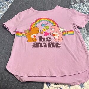 Care Bears Kids' Lavender Tee with Rainbow and Heart
